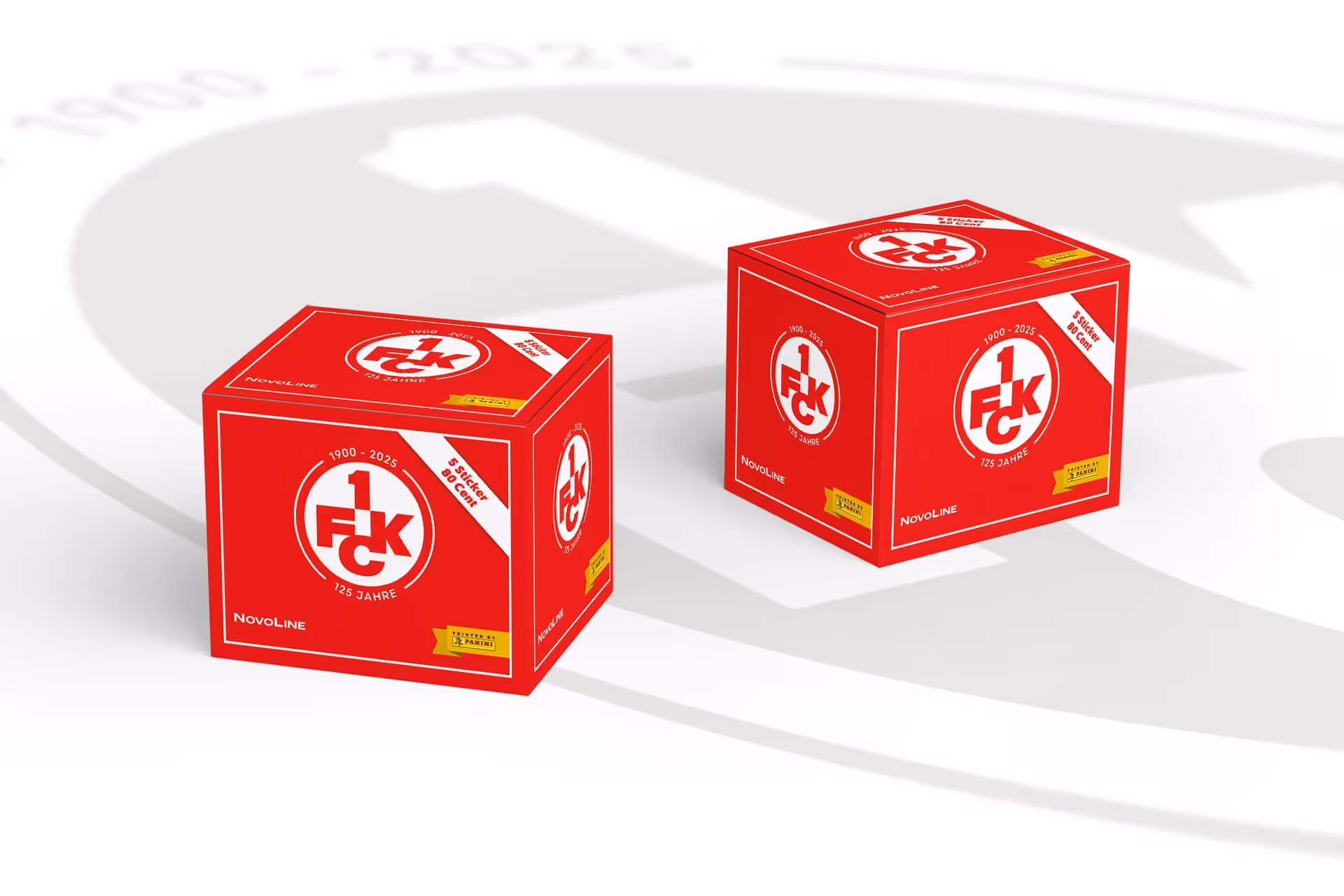 FCK-Stickeralbum zum 125 Jahre Jubiläum – Stickerbox-Mockup