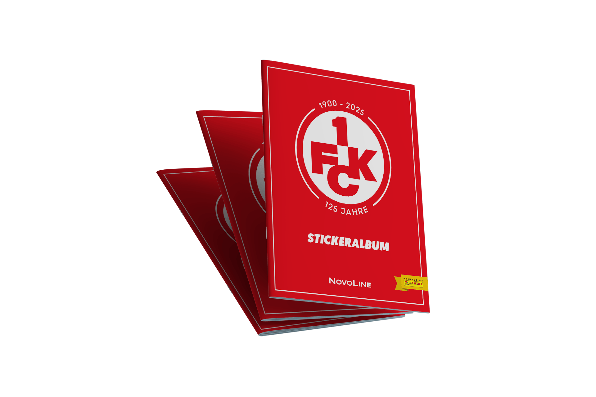 FCK-Stickeralbum zum 125 Jahre Jubiläum – Stickeralbum-Mockup